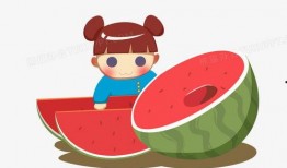 很吃瓜的素材图片